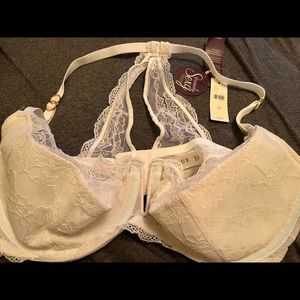 Lane Bryant white lace bra!